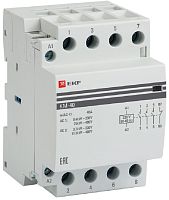 Контактор модульный EKF PROxima КМ 3п 3НО+1НЗ 40А 230В АС картинка